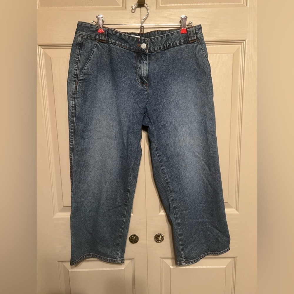 Calvin Klein Blue Ankle & Cropped Jeans